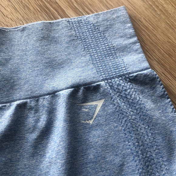 Gymshark Vital Seamless Leggings- Blue - Picture 3 of 5